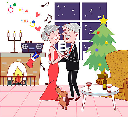 EPS 전신 동물 한마리 부부 커플 여자 할아버지 노년 남자 행복 할머니 크리스마스 음표 일러스트 촛불 창문 탁자 사랑 서기 미소 웃음 사람 두명 라이프 실버라이프 노후 반려동물 소파 크리스마스트리 파티 와인 노부부 하트 춤 개 강아지 벽난로 촛대 축음기 무도회 노인만 성인만 국내일러스트 모양 1 라이프스타일 기호 기념일 감정 음악 음향기기 가구 의자 초 포유류 관계 모션 문화예술 주류 표정 이벤트 성인 생활 골동품 파일형식 벡터