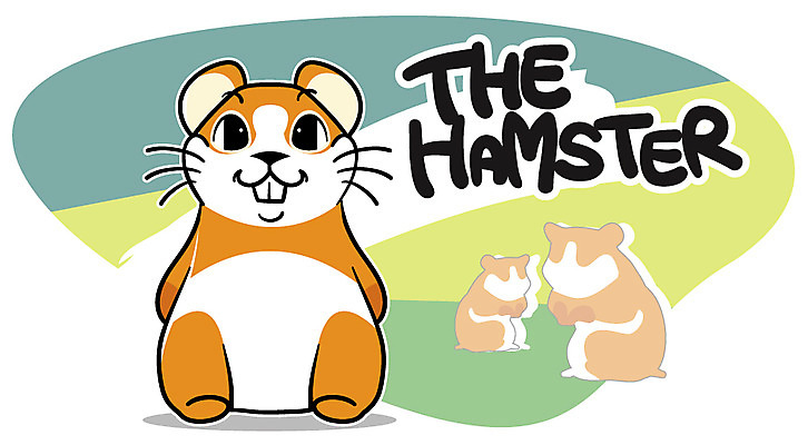 EPS 동물 캐릭터 한마리 알파벳 실루엣 동물캐릭터 일러스트 홍보캐릭터 애니멀프린트 미소 웃음 사람없음 반려동물 햄스터 일러캐릭터 1 영어 촬영기법 표정 설치류 파일형식 벡터