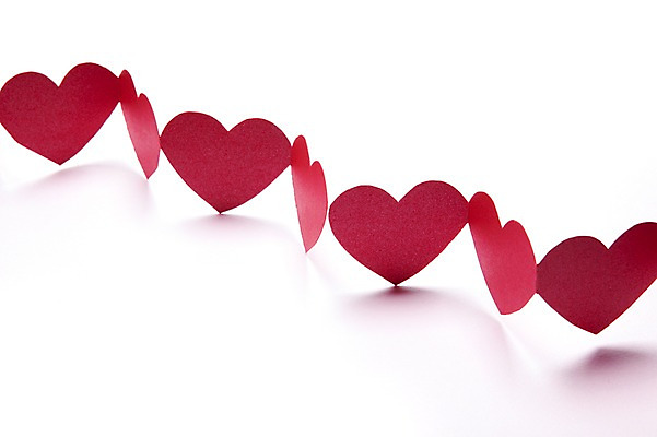 포토 JPG 스튜디오촬영 백그라운드 누끼 사람없음 빨간색 하트 오브젝트 종이접기 색종이 국내포토 모양 종이 컬러 실내 접기 파일형식