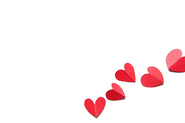 포토 JPG 스튜디오촬영 종이 백그라운드 누끼 사람없음 빨간색 하트 오브젝트 종이접기 국내포토 모양 컬러 실내 접기 파일형식