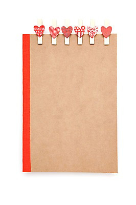 포토 JPG 스튜디오촬영 백그라운드 문구용품 학용품 집게 누끼 사람없음 공책 하트 오브젝트 한권 국내포토 모양 1 실내 파일형식