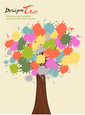 나무 식물 디자인 백그라운드 잎 무늬 일러스트 자연 나뭇잎 한그루 사람없음 목재 컬러풀 신비 물감효과 국내일러스트 AI파일 1 컬러 컨셉 재료 생태계 파일형식 벡터 효과