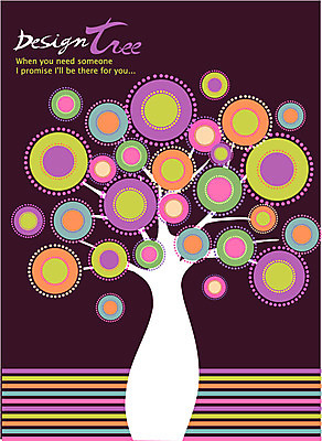 나무 식물 디자인 선 컬러 백그라운드 잎 무늬 패턴 일러스트 자연 나뭇잎 사람없음 컬러풀 보라색 줄무늬 나뭇가지 원형 신비 직선 국내일러스트 AI파일 도형 컨셉 생태계 파일형식 벡터