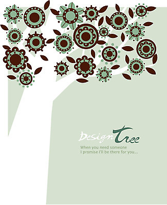 나무 식물 디자인 꽃 백그라운드 잎 무늬 패턴 일러스트 자연 나뭇잎 한그루 사람없음 나뭇가지 신비 국내일러스트 AI파일 1 컨셉 생태계 파일형식 벡터