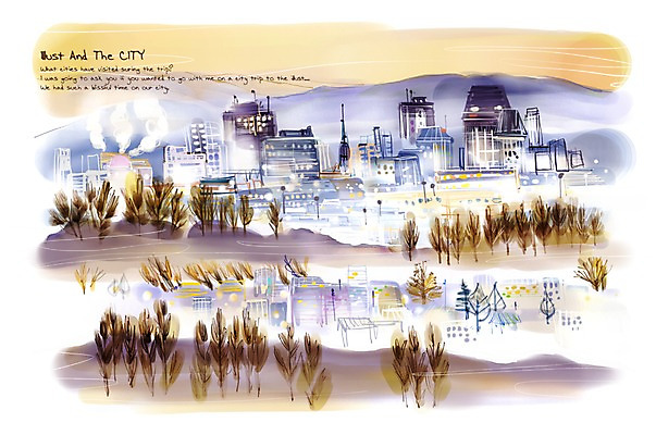 PSD 나무 백그라운드 야경 일러스트 조명 산 빌딩 사람없음 건물 세계 도시 연기 숲 뉴질랜드 복잡 크라이스트처치 국내일러스트 식물 건축물 컨셉 오세아니아 야간 파일형식 풍경_경치