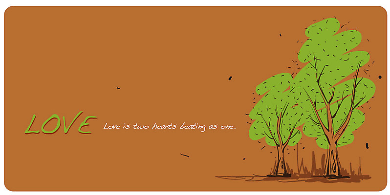 EPS 나무 식물 백그라운드 일러스트 사랑 사람없음 국내일러스트 감정 파일형식 벡터