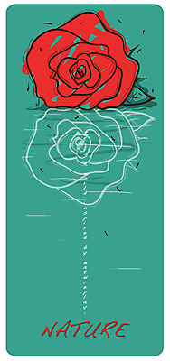 EPS 꽃 백그라운드 일러스트 자연 사람없음 빨간색 물 장미 국내일러스트 자연요소 식물 컬러 생태계 파일형식 벡터