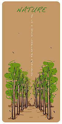 EPS 나무 길 백그라운드 일러스트 자연 사람없음 초록색 가로수 국내일러스트 식물 컬러 생태계 파일형식 벡터