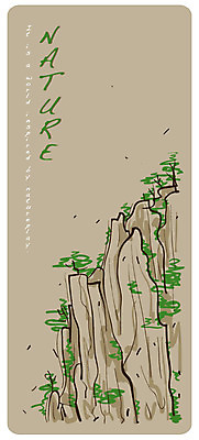 EPS 나무 백그라운드 일러스트 자연 산 사람없음 절벽 국내일러스트 식물 생태계 파일형식 벡터