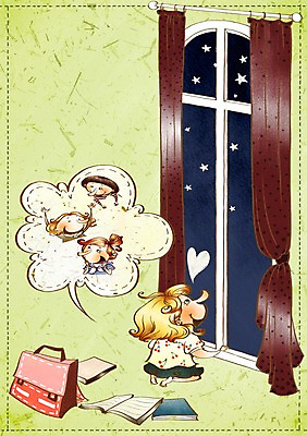 PSD 학생 여학생 여자 교육 별 초등학생 어린이 남학생 가방 일러스트 창문 하늘 새출발 책가방 초등학교 한명 미소 웃음 사람 소녀 책 스쿨라이프 입학 어린이만 국내일러스트 자연요소 1 라이프스타일 잡화 남자 학교 새로움 표정 출발 파일형식