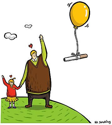 EPS 전신 구름 남자 딸 어린이 일러스트 담배 건강 서기 사람 소녀 두명 건강관리 아빠 결심 언덕 금연 풍선 부녀 국내일러스트 자연요소 여자 캠페인 컨셉 가족 모션 관리 사회이슈 파일형식 벡터