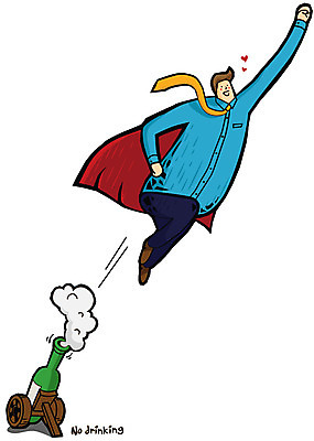 EPS 전신 남자 일러스트 건강 한명 사람 건강관리 비즈니스맨 결심 슈퍼맨 대포 금주 남자만 남자한명만 국내일러스트 1 무기 컨셉 비즈니스 관리 직장인 영웅 파일형식 벡터