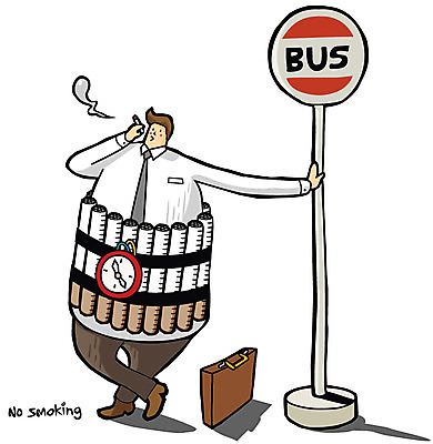 EPS 전신 남자 가방 일러스트 담배 건강 한명 서기 사람 건강관리 비즈니스맨 버스정류장 결심 금연 시한폭탄 남자만 남자한명만 국내일러스트 1 잡화 캠페인 컨셉 비즈니스 모션 관리 직장인 역 폭탄 사회이슈 파일형식 벡터