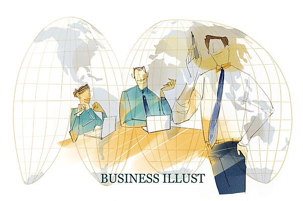 PSD 여자 남자 세계지도 지도 일러스트 비즈니스 탁자 회의 서기 사람 앉기 노트북 컴퓨터 모임 비즈니스맨 비즈니스우먼 국내일러스트 가구 모션 전자제품 세계 직장인 파일형식