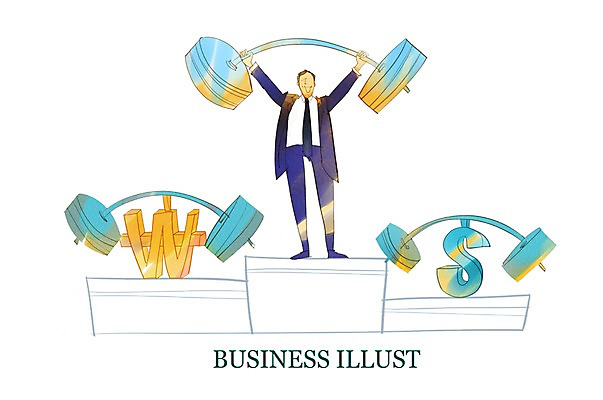 전신 PSD 기호 남자 돈 일러스트 비즈니스 한명 서기 사람 성인 달러 비즈니스맨 원화 역기 남자한명만 국내일러스트 문자 1 모션 직장인 재산 남자만 파일형식