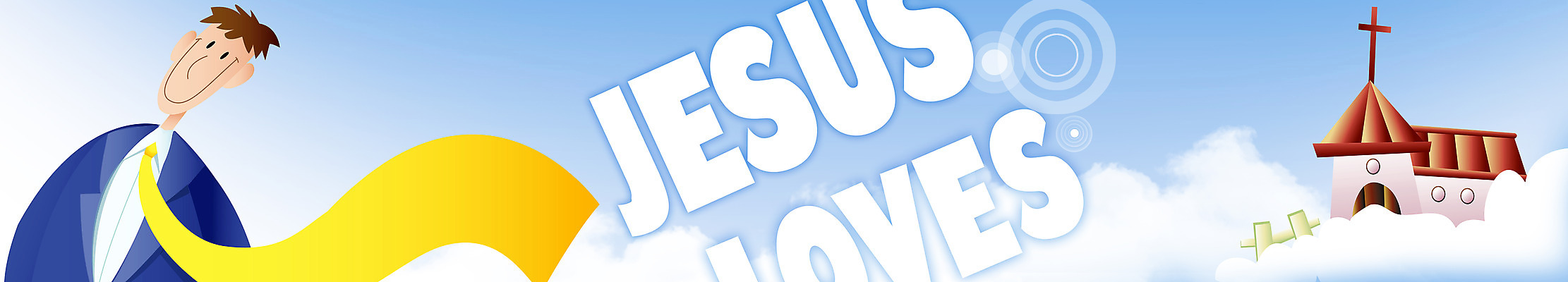 PSD 템플릿 배너 배너템플릿 남자 가로배너 기독교 종교 한명 미소 웃음 사람 건물 교회 남자만 남자한명만 이미지템플릿 1 건축물 종교건축 표정 가로 파일형식