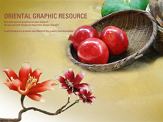 PSD 편집이미지 열매 꽃 포스터 음식 과일 실내 사람없음 식당 알림 디지털합성 전단 홍보물 음식전단 석류 채반 이미지편집 식물 그릇 내부 상점 파일형식