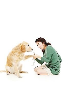 포토 JPG 스튜디오촬영 동물 한마리 라이프스타일 여자 반려견 포즈 포유류 함께함 실내 한명 사람 앉기 동양인 상반신 20대 성인 라이프 옆모습 반려동물 한국인 개 골든리트리버 수갑 반려 여자만 여자한명만 성인여자만 청년만 청년여자만 성인한명만 청년여자한명만 성인여자한명만 성인만 펫팸족 국내포토 1 뷰포인트 컨셉 모션 인종 청년 내부 생활 리트리버 신조어 파일형식