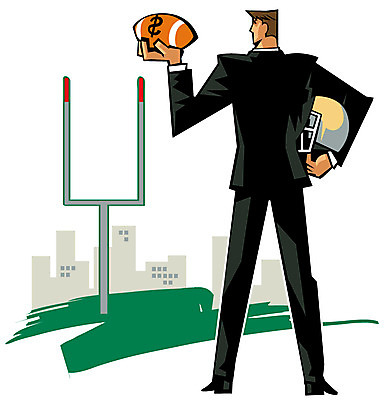 EPS 전신 기호 남자 스포츠 돈 일러스트 비즈니스 한명 서기 사람 빌딩 건물 달러 럭비 미식축구 경쟁 도시 비즈니스맨 골대 럭비공 열정 골 남자만 남자한명만 국내일러스트 문자 1 건축물 감정 컨셉 공 모션 구기 직장인 재산 럭비용품 파일형식 벡터