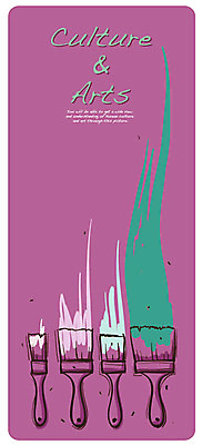 EPS 문화 예술 백그라운드 일러스트 사람없음 페인트 미술도구 도구 붓 그림 페인트붓 국내일러스트 오브젝트 파일형식 벡터