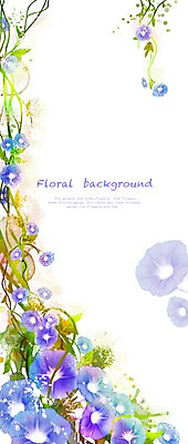 PSD 식물 꽃 백그라운드 꽃백그라운드 일러스트 여름꽃 사람없음 여름 보라색 식물백그라운드 꽃말 나팔꽃 국내일러스트 계절 컬러 파일형식 여름_계절