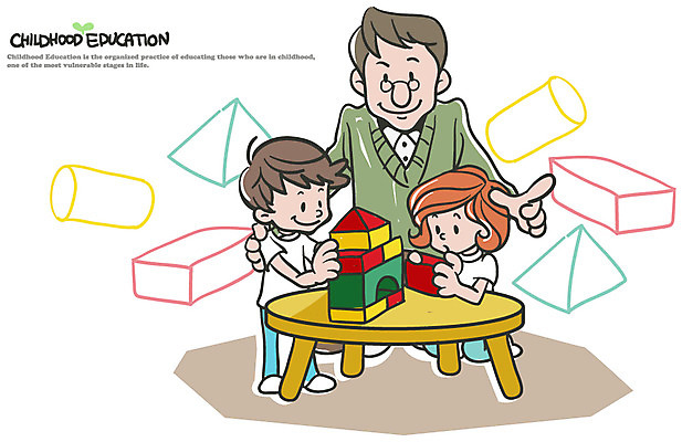 EPS 도형 백인 학생 여학생 어린이교육 교육 남자 어린이 남학생 일러스트 함께함 사람 소녀 소년 성인 세명 교사 블록 도움 국내일러스트 서양인 직업 여자 컨셉 파일형식 벡터