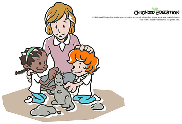 EPS 백인 학생 여학생 여자 어린이교육 교육 어린이 남학생 흑인 일러스트 놀이 함께함 사람 소녀 소년 성인 세명 교사 도움 점토 국내일러스트 서양인 직업 남자 컨셉 파일형식 벡터