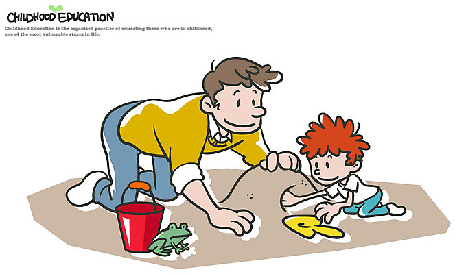 EPS 백인 학생 어린이교육 교육 남자 어린이 남학생 모래 일러스트 함께함 개구리 사람 소년 성인 두명 교사 도움 삽 양동이 두꺼비집 남자만 국내일러스트 서양인 직업 컨셉 양서류 파일형식 벡터