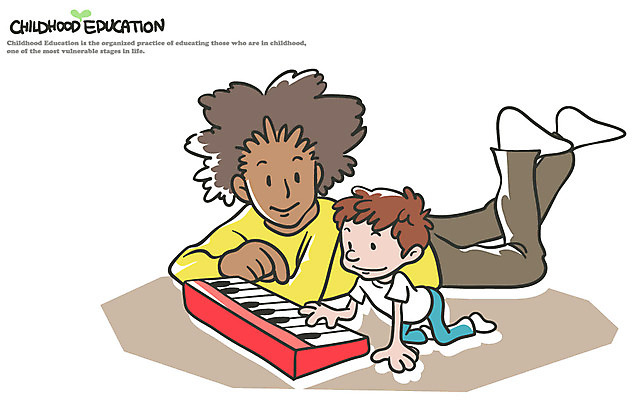 EPS 백인 학생 여자 어린이교육 교육 어린이 악기 남학생 흑인 일러스트 함께함 사람 소년 성인 두명 교사 도움 건반 건반악기 국내일러스트 서양인 직업 남자 음악 컨셉 파일형식 벡터