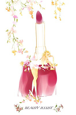 전신 PSD 라이프스타일 여자 꽃 일러스트 서기 사람 20대 라이프 30대 화장 뷰티 섹시 화장품 립스틱 변화 여자만 성인여자만 성인만 국내일러스트 식물 컨셉 모션 청년 생활 장년 파일형식