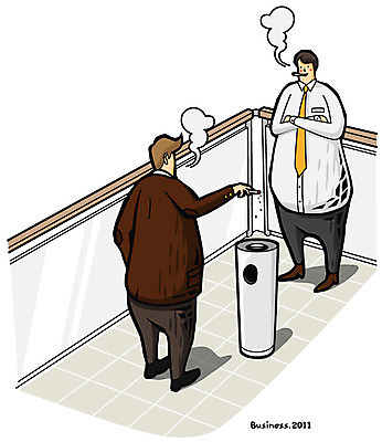 EPS 전신 남자 일러스트 비즈니스 휴식 흡연 담배 서기 사람 두명 비즈니스라이프 직장인 비즈니스맨 연기 남자만 국내일러스트 직업 라이프스타일 컨셉 모션 파일형식 벡터