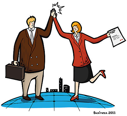 EPS 전신 여자 남자 가방 일러스트 비즈니스 성공 서기 미소 웃음 사람 빌딩 두명 건물 비즈니스라이프 직장인 비즈니스맨 비즈니스우먼 계약 문서 국내일러스트 직업 라이프스타일 건축물 잡화 컨셉 모션 표정 파일형식 벡터