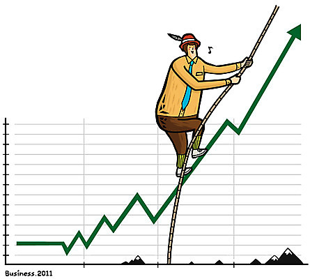 EPS 전신 남자 화살표 밧줄 일러스트 비즈니스 그래프 산 한명 미소 웃음 사람 비즈니스라이프 등산 직장인 비즈니스맨 상승 남자만 남자한명만 국내일러스트 직업 1 라이프스타일 줄 컨셉 표정 트래킹 파일형식 벡터