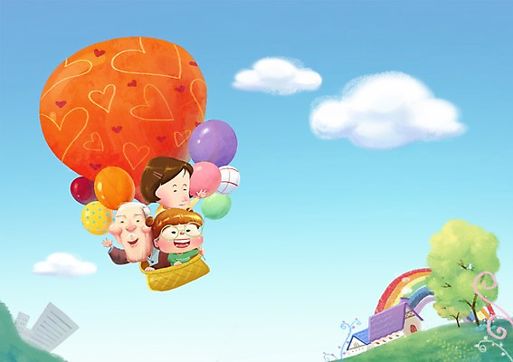 PSD 나무 구름 여자 노년 할머니 무지개 일러스트 하늘 주택 희망프로젝트 사랑 웃음 사람 세명 희망 열기구 도움 사회 사회이슈 사회복지 복지 풍선 사회복지사 여자만 성인여자만 노인만 성인만 노인여자만 국내일러스트 자연요소 식물 직업 감정 컨셉 항공교통 표정 성인 건물 공동체 파일형식