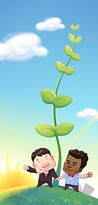 PSD 외국인 구름 남자 일러스트 하늘 노동자 희망프로젝트 사랑 웃음 사람 두명 빛 새싹 희망 도움 사회 사장 사회이슈 사회복지 복지 남자만 국내일러스트 자연요소 식물 직업 감정 컨셉 비즈니스 표정 인종 공동체 파일형식