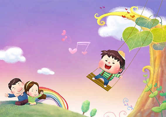 PSD 나무 구름 여자 남자 아들 어린이 무지개 음표 일러스트 가족 하늘 엄마 희망프로젝트 사랑 웃음 사람 세명 부모 희망 자녀 도움 사회 아빠 사회이슈 사회복지 복지 그네 국내일러스트 자연요소 식물 기호 감정 음악 컨셉 관계 표정 공동체 파일형식