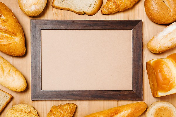 포토 JPG 스튜디오촬영 음식 빵 액자 디저트 실내 사람없음 빵집 바게트 크루아상 식빵 호밀빵 소보루빵 나무배경 국내포토 백그라운드 내부 상점 파일형식