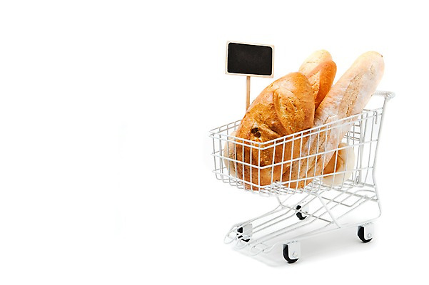 포토 JPG 스튜디오촬영 음식 빵 디저트 실내 사람없음 쇼핑카 빵집 표지판 바게트 크루아상 호밀빵 소보루빵 국내포토 알림판 내부 쇼핑 상점 카트 파일형식