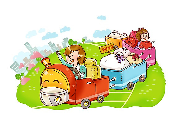 PSD 여자 딸 어린이 일러스트 가정 가족 엄마 부동산 주택 웃음 사람 두명 건물 금융 경제 기차 돼지저금통 저금통 도시 돈자루 재테크 가정경제 펀드 여자만 금융의날 국내일러스트 건축물 육상교통 돈 관계 대중교통 표정 저축 재산 파일형식 법정기념일