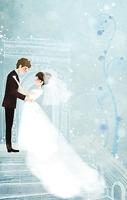 전신 PSD 커플 여자 남자 행복 신부 웨딩드레스 신랑 결혼 일러스트 사랑 서기 미소 웃음 사람 정장 턱시도 성인 두명 계단 축하 축복 성인만 국내일러스트 드레스 옷 감정 컨셉 관계 모션 표정 이벤트 파일형식