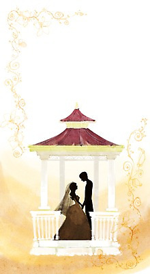 전신 PSD 커플 여자 남자 행복 실루엣 신부 웨딩드레스 신랑 결혼 일러스트 사랑 사람 정장 턱시도 성인 두명 축하 축복 정자 파고라 성인만 국내일러스트 건축물 드레스 옷 감정 컨셉 관계 촬영기법 이벤트 파일형식