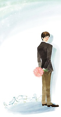 전신 PSD 남자 행복 부케 신랑 결혼 일러스트 그림자 사랑 한명 서기 미소 웃음 사람 정장 턱시도 성인 건물 축하 축복 남자한명만 성인남자만 국내일러스트 1 건축물 옷 감정 꽃다발 컨셉 모션 표정 이벤트 남자만 성인만 파일형식