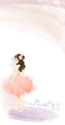 전신 PSD 여자 행복 신부 웨딩드레스 결혼 일러스트 주택 그림자 사랑 한명 서기 사람 성인 마을 축하 축복 여자만 여자한명만 성인여자만 성인만 국내일러스트 1 드레스 감정 컨셉 모션 이벤트 건물 파일형식