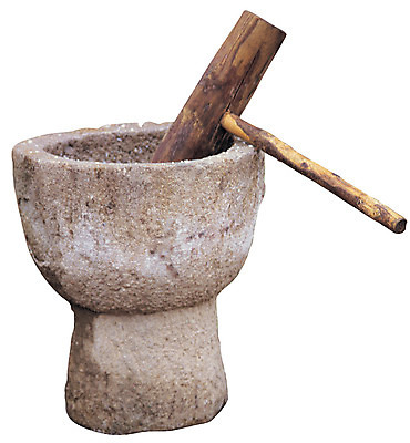 포토 JPG 스튜디오촬영 한국문화 한국전통 전통 전통문화 생활용품 전통소품 실내 누끼 사람없음 목재 돌_바위 도구 농기구 오브젝트 절구 돌절구 떡메 국내포토 나무 동양문화 문화 농업 재료 한국 내부 파일형식