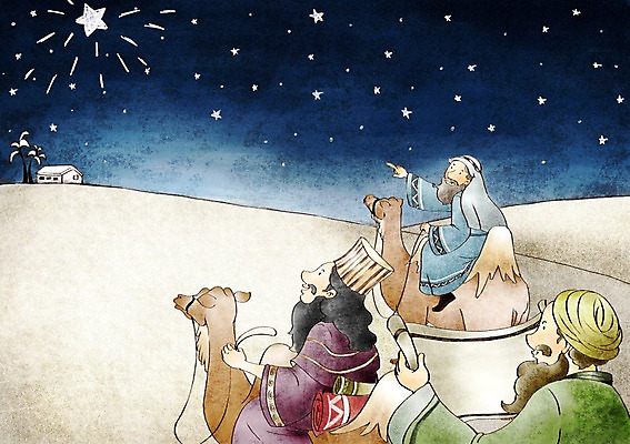 PSD 동물 남자 별 기독교 종교 일러스트 밤하늘 부활절 사랑 사람 세명 믿음 사막 출산 예수 낙타 동방박사 남자만 국내일러스트 자연요소 기념일 감정 포유류 하늘 신_종교 야간 파일형식