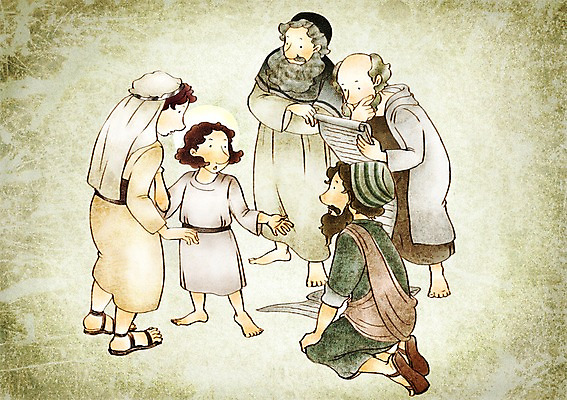 PSD 노년 남자 기독교 종교 일러스트 부활절 사랑 설명 사람 소년 여러명 믿음 예수 아기예수 복음 남자만 성인남자만 노인만 성인만 노인남자만 국내일러스트 기념일 감정 어린이 다수 모션 성인 신_종교 파일형식