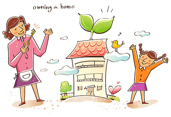 EPS 구름 여자 딸 40대 일러스트 조류 엄마 열쇠 부동산 주택 미소 웃음 사람 두명 건물 10대 금융 경제 새싹 자녀 재산 재테크 주부 여자만 국내일러스트 자연요소 식물 동물 건축물 중년 가족 청소년 표정 파일형식 벡터