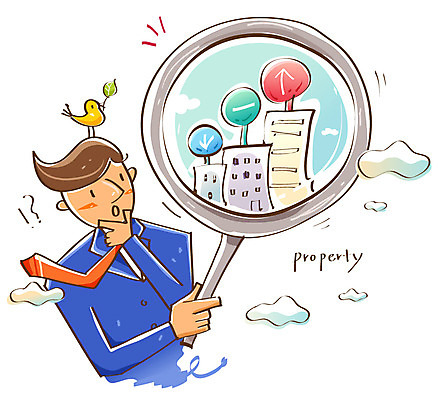 EPS 구름 남자 잎 일러스트 조류 돋보기 부동산 나뭇잎 주택 한명 사람 빌딩 건물 30대 금융 경제 직장인 재산 하락 재테크 상승 국내일러스트 자연요소 식물 동물 직업 1 건축물 컨셉 장년 파일형식 벡터