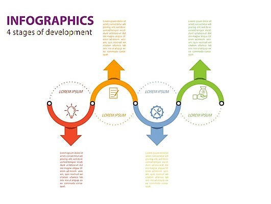 EPS 해외이미지 디자인 화살표 일러스트 비즈니스 전구 그래프 들기 사람없음 인포그래픽 정보 공구 기록 돈자루 손모양 전구모양 해외202105 해외일러스트 모양 돈 모션 도구 파일형식 벡터 손_신체부위