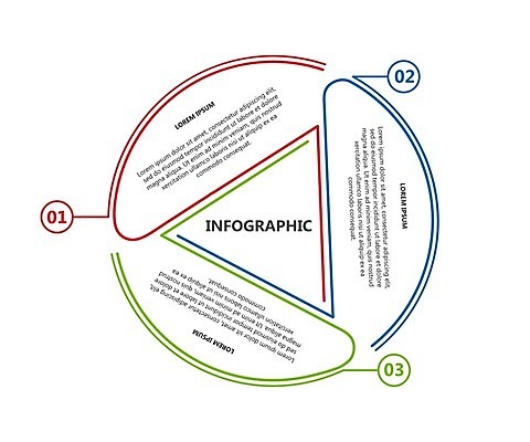 EPS 해외이미지 디자인 일러스트 비즈니스 사람없음 숫자 인포그래픽 원형 삼각형 해외202105 해외일러스트 도형 문자 파일형식 벡터